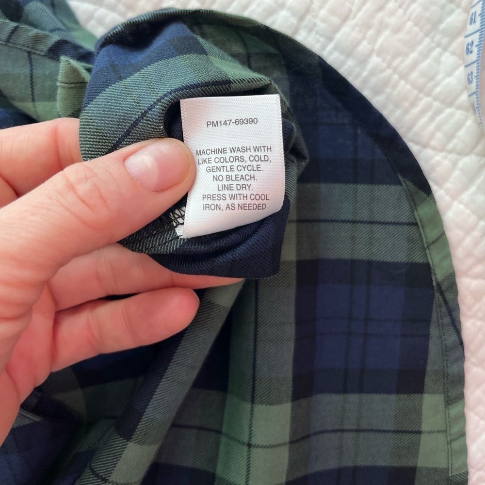 Pendleton 100% Cotton Plaid Button Down Shirt Pre… - image 7